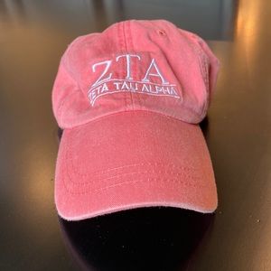 Pink Zeta Tau Alpha hat